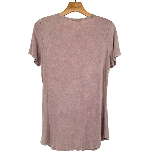 Vocal American Original Girl Biker Graphic Tee size medium Y2K pink USA - Picture 9 of 9